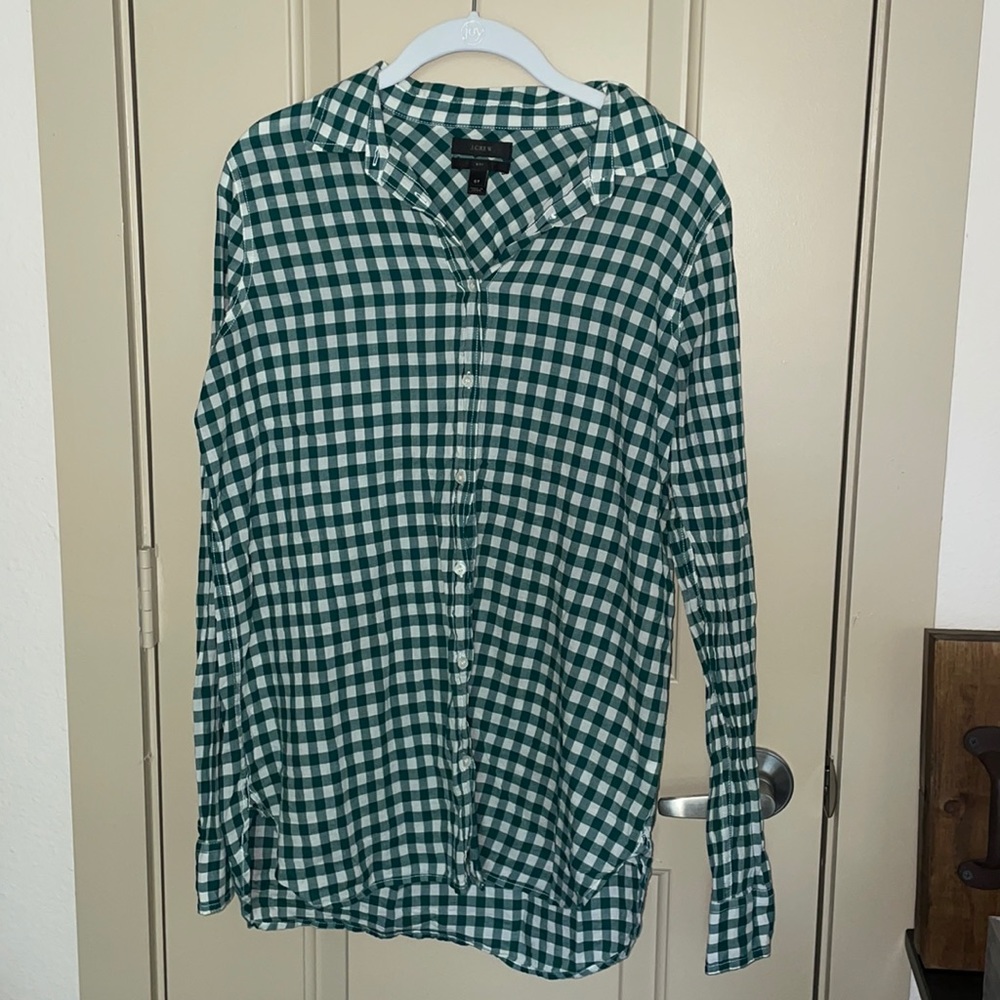 J Crew 6 Tall Classic-fit boy shirt